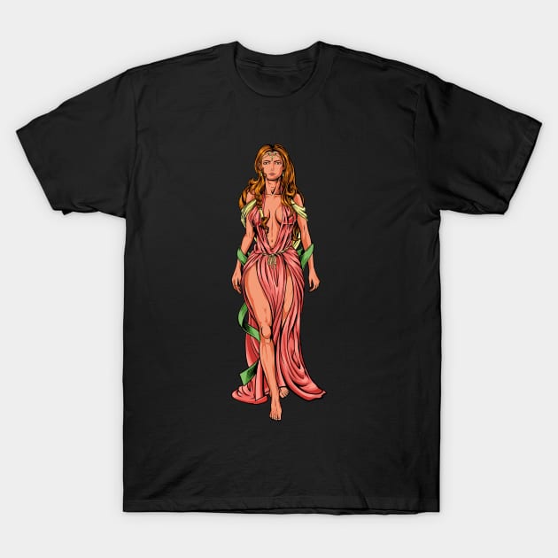 Goddess of Greek mythology - Aphrodite T-Shirt by Modern Medieval Design